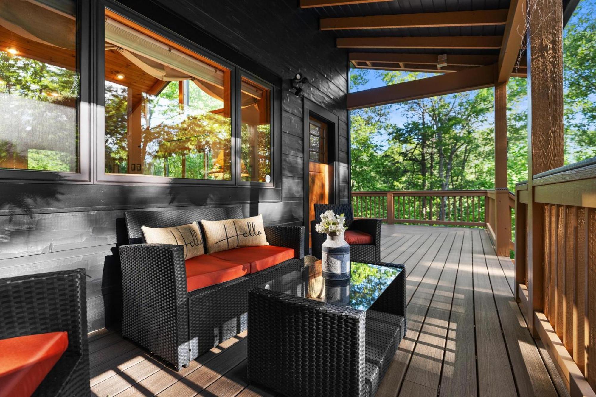 Serene Mountain And Sunset Views 3Bd Cabin Franklin Eksteriør billede