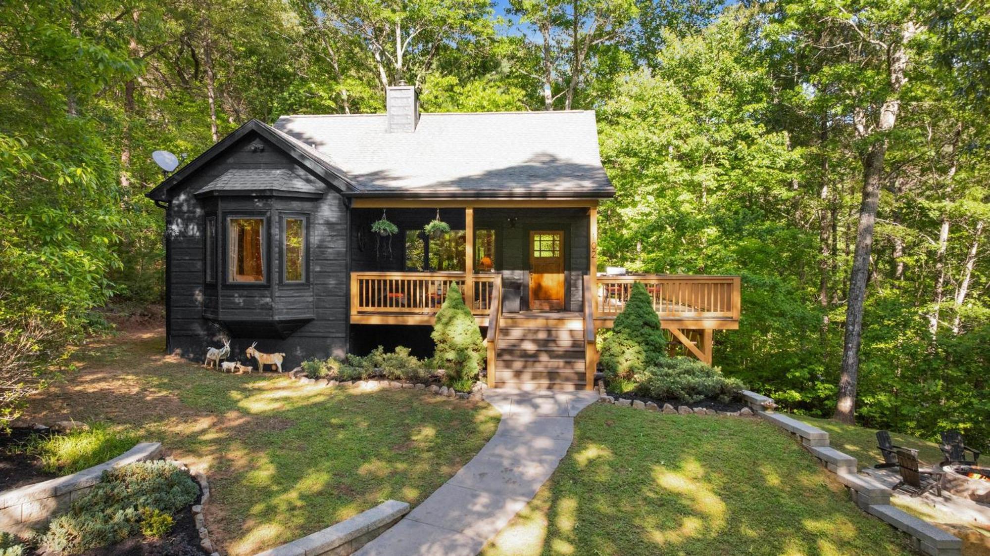 Serene Mountain And Sunset Views 3Bd Cabin Franklin Eksteriør billede
