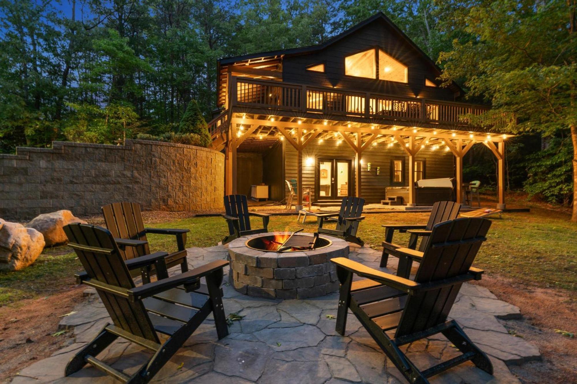 Serene Mountain And Sunset Views 3Bd Cabin Franklin Eksteriør billede