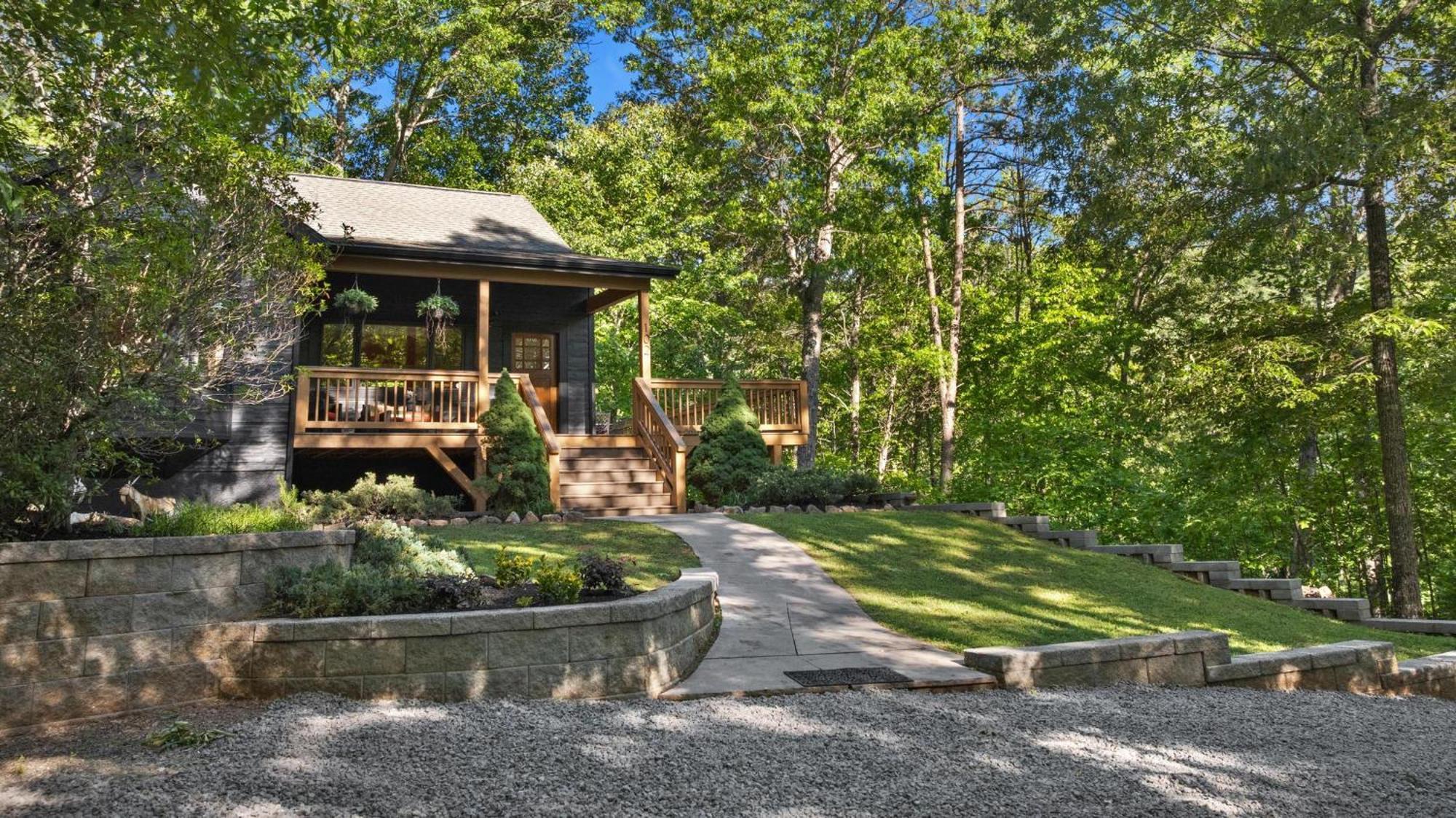 Lux Mtn Cabin Hot Tub, Fire Pit, Game Room 3Bd Franklin Eksteriør billede
